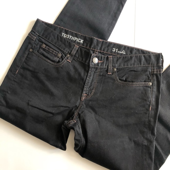 J. Crew Toothpick Jeans - Dark Ankle - 31 - Picture 2 of 5